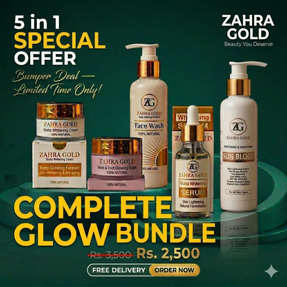Gluta Complete Glow & Go Bundle 5 in 1