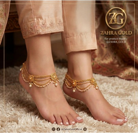 Zahra Gold Premium Anklet