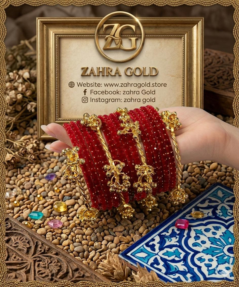 Zahra Gold: Premium Kashmiri Ghungroo Bangles