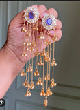 Zahra Gold-Kashmiri Earring